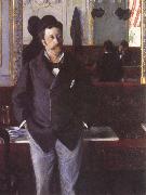 Gustave Caillebotte In a Cafe oil painting artist